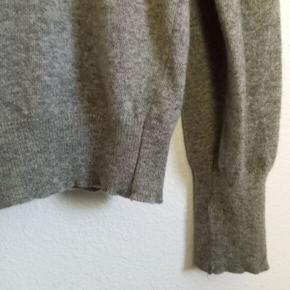 Vintage Peter Scott 100% Cashmere Sweater VNeck Pullover Long Sleeve London 42 L - Picture 4 of 9